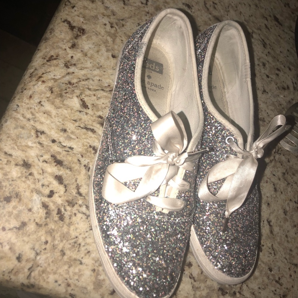 Kate spade glitter keds